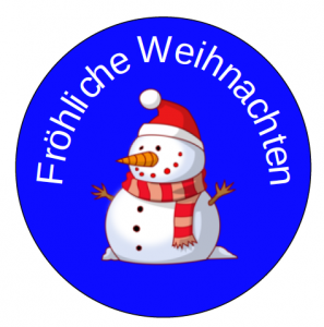 Frhliche Weihnachten sticker